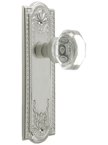 Meadows Style Door Set With Waldorf Crystal Glass Door Knobs